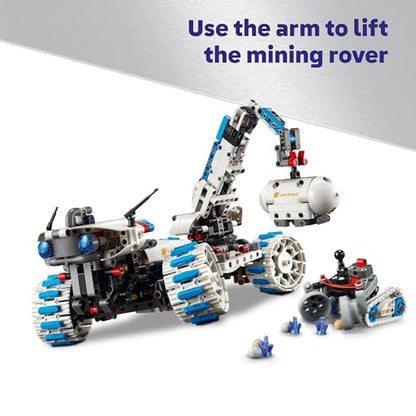 LEGO Technic Lunar Outpost Moon Rover Space Vehicle Building Toy - All-Terrain Explorer for Kids, Boys & Girls, Ages 10+ - Buildable Space Decor for Any Room - Gift Idea for Birthdays - 42211