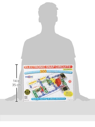 SNAP CIRCUITS Classic SC-300 STEM Electronics Kit, 300+ Projects, Ages 8+ - size: 300 Projects