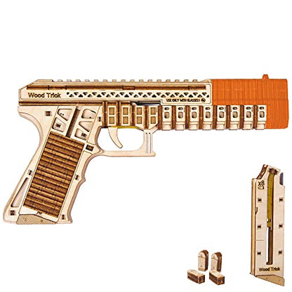 Wood Trick Defenders Gun 3D Wooden Puzzles for Adults to Build