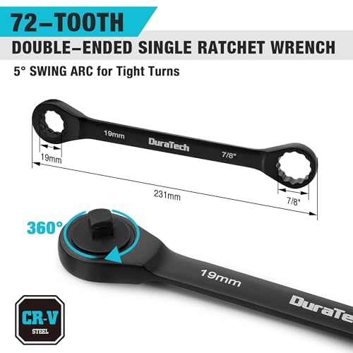 DURATECH 15-Piece Universal Ratcheting Serpentine Belt Tool Set