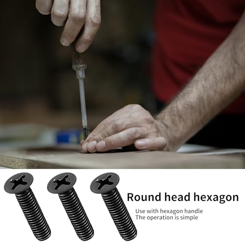 580 Pcs M3 M4 M5 Machine Countersunk Screws Assortment Kit,Hex Screws - size: M3 M4 M5 - 580