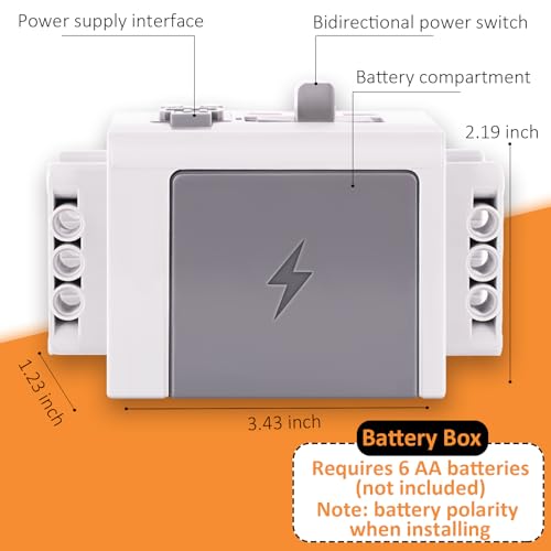 WEERSHUN 9-in-1 Motor Kit Compatible with Most Stud Building Blocks, Motor Set with Powerful Motors, Advanced Remote Control, Wide Compatibility