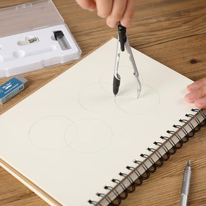 Mr. Pen- Convertible Compass, Extra Lead Refills, Compass Geometry Tool