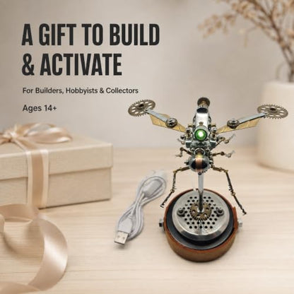 3D Metal Puzzles for Adults, Mechanical Model Building Kit for Home Decor