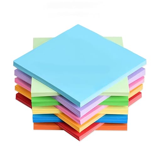 Origami Paper 100 Sheets 4 x 4 Inch Double Sided Color Paper - color: Green