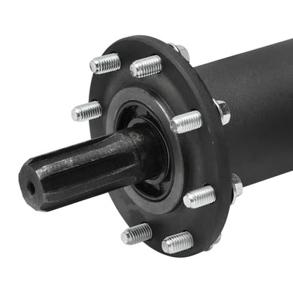 Heavy Duty 43.3" Rear Differential Axle Kit – 6T 25mm Drive Shaft with 110mm Wheel Hubs, 4 Bolt Flange for Go-Kart, Golf Cart, ATV, Quad, Buggy, Tricycle, Mini Bike, DIY Project