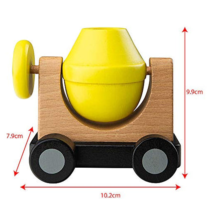 Tidlo Wooden Construction Playset - Building Site Set