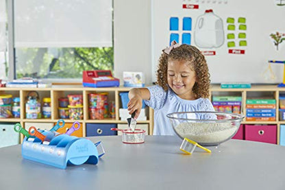 hand2mind Rainbow Fraction Measuring Cups, Set of 9, Ages 3+