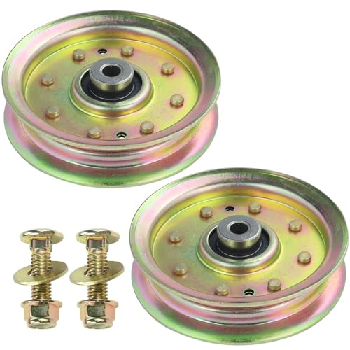2 Pack 175820 Idler Pulley for Craftsman 42", Husqvarna 48" Decks - color: T16 2x175820