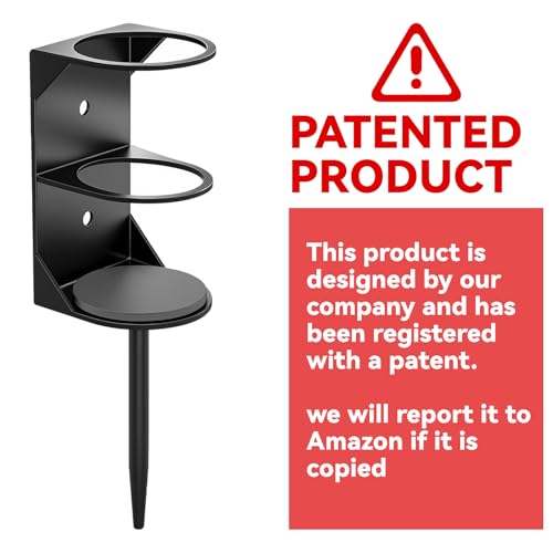 Rain Gauge Outdoor, Accurate Rain Gauges Outdoors Best Rated with Metal Rack Holder, Water Rain Meter with Thickened Plastic Large Font Tube for Yard, Easy to Read with Red Float - color: Metal rain gauge with foot