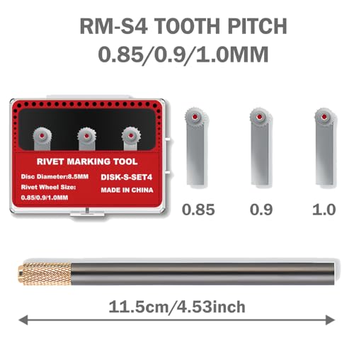 Model Rivet Maker Tool, Small Diameter 0.85-1.0mm, for 1/35 Scale - size: RM-S4