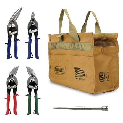 MIDWEST Building Preferred Kit, 5 Piece Set, Aviation Snips & More - style: 5 Piece Kit