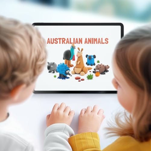 HEY CLAY Australian Animals Modeling Air Dry Clay for Kids 4-8 Craft Kits - color: Australian Animals