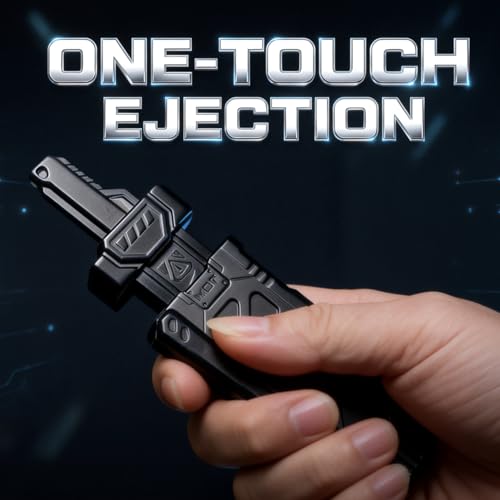 Metal Fidget Ejection Slider for Adults, Gunmetal