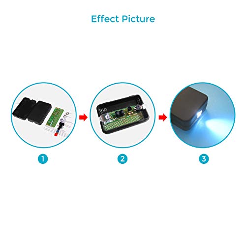2 Pack DIY Flashlight Soldering Practice Kit for School Learning & Home Use - color: 2 Pack-flashlight