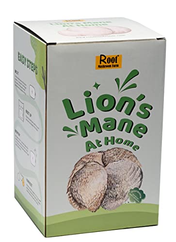 Lion’s Mane Mushroom Grow Kit, 4 lb (Packaging May Vary) - style: one kit