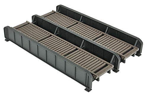 Walthers Cornerstone HO Scale Model 50' Single-Track Railroad Through Girder Bridge - Kit - style: Kit - 6-15/16 x 2-3/8 x 1-3/32" 17.6 x 6 x 2.7cm