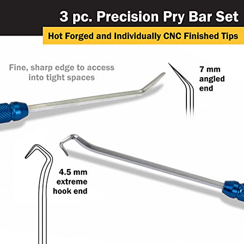 Titan Tools 85504 3-Piece Precision Pry Bar Tool Set s - style: 3-Piece Set