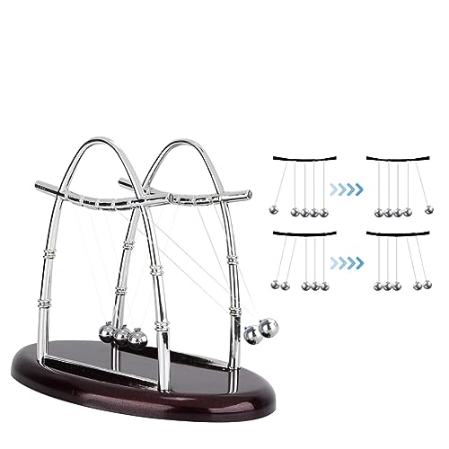 Newtons Cradle Balance Balls, Desktop Physics Pendulum