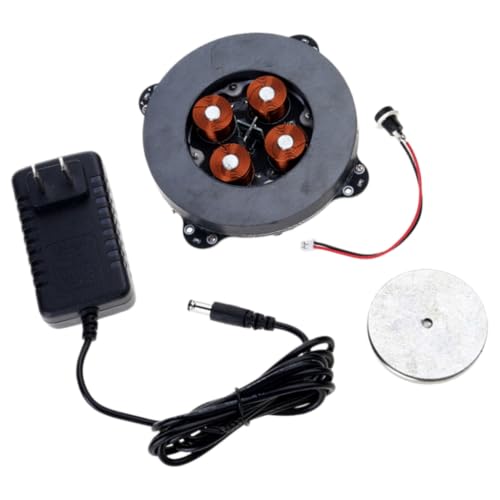 Magnetic Levitation Kit, Magnetic Levitation Display Stand, Floating Module with LED Lamp, Floating Rotating LED Tech Desk Ornament for Office, Studio, Home - Max Load Capacity 500g (500g) - color: 500g