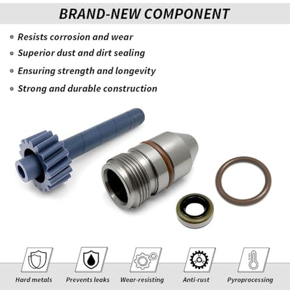 19 PCS Speedometer Driven Gear Kit (17, 18, 19, 20, 21, 22 Teeth) and Bullet Kit for GM Muncie & Saginaw 3/4-Speed, T5, T10, Super T10, Powerglide, TH200, TH350 Transmissions