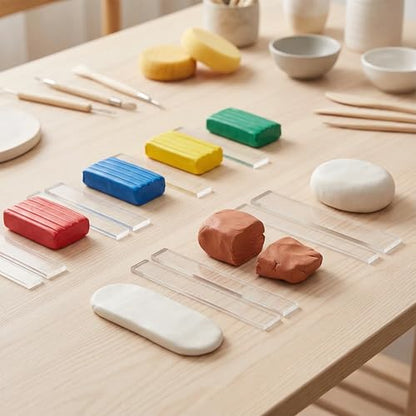 Polymer Clay Tools: Rolling Pin Guides & Roller Set