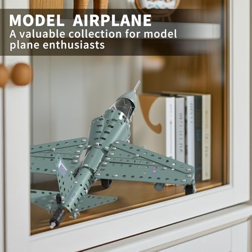 Model Airplane STEM Building Projects Toys - DIY Building STEM Projects Toys for Kids Boys Girls Ages 8-12-16, Assembly Science Kit Model Plane Birthday Gift Toy for Kids Boys 8 9 10 11 12 Years Old - style: 821-4