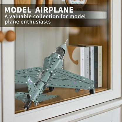 Model Airplane STEM Building Projects Toys - DIY Building STEM Projects Toys for Kids Boys Girls Ages 8-12-16, Assembly Science Kit Model Plane Birthday Gift Toy for Kids Boys 8 9 10 11 12 Years Old - style: 821-4
