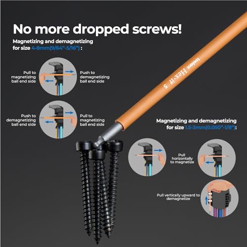 toolant Allen Wrenches Sets 22pcs(Metric&SAE), Extra Long Arm Allen Key Set with Ball End, Crafted Hex Key Set with Color Coded Sleeves, Unique Patented Holder Design for Magnetizing and Demagnetizing - size: 22PCS (Metric&SAE)