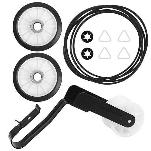 4392065 Dryer Belt Parts Fits for Whirlpool Kenmore 341241 500 70 Series 110.62702100 110.7008700 110.76842501 110.76732501 110.61804000 110.65132411 110.68332700, Idler Pulley Drum Roller Repair Kit