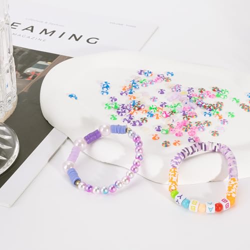 XSEINO 10000PCS Clay Beads Bracelet Making Kit,46Colors - color: 2 Boxes