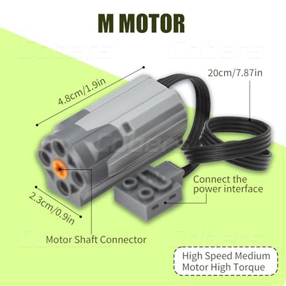 9-in-1 Motor-Kit Power-Function-Set Compatible with Major Brand