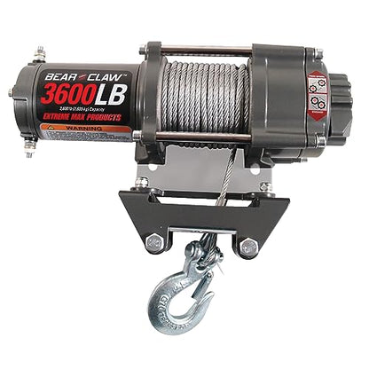 Extreme Max 5600.3075 Bear Claw ATV Winch - 3600 lbs. - size: 3600 lb
