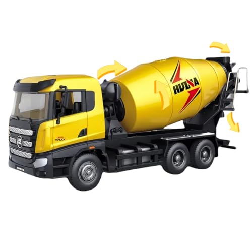Die Cast All-Metal Concrete Mixer Truck Model 1:50 Scale - Highly Detailed Construction Toy, Perfect for Collectors and Display, Durable Alloy Material, Ideal Gift - style: Mixer Truck model