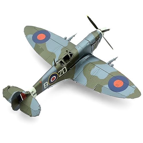 Metal Earth Supermarine Spitfire Color 3D Metal Model Kit Fascinations - style: Retro" or "Classic