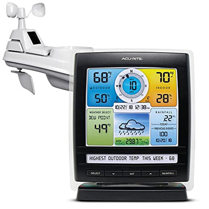 AcuRite Iris (01512MCB) Indoor/Outdoor Wireless Weather Station - color: Color Screen