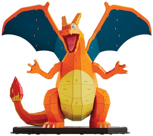 4D Build Pokémon Charizard 3D Puzzle Model Kit, Desk Décor, Shelf Display - style: Charizard 223 pcs