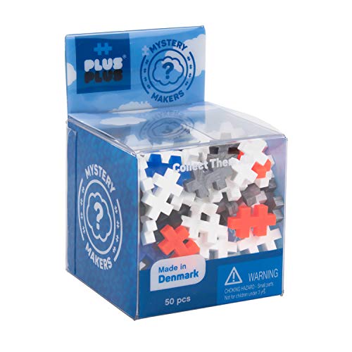 PLUS PLUS Mystery Makers, Robots Bundle 1 - Building Blocks Set - style: Robots, Bundle 1