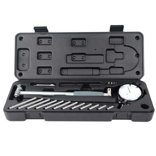 HDLNKAK Dial Indicator Bore Gauges Set with 2"-6" Range, 0.001" Accuracy - color: White