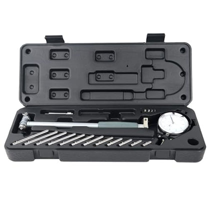 HDLNKAK Dial Indicator Bore Gauges Set with 2"-6" Range, 0.001" Accuracy - color: White