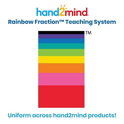 hand2mind Plastic Rainbow Fraction Tiles, Montessori Math Materials, Fraction Manipulatives, Unit Fraction, Fraction Bars Math Manipulatives, Fraction Games, Homeschool Supplies (15 Sets of 51 Pieces) - style: Class Set