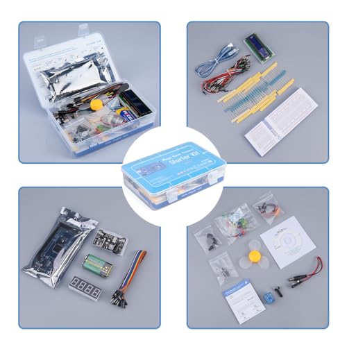ELEGOO MEGA R3 Starter Kit and Stepper Motor Driver Kit Bundle for STEM