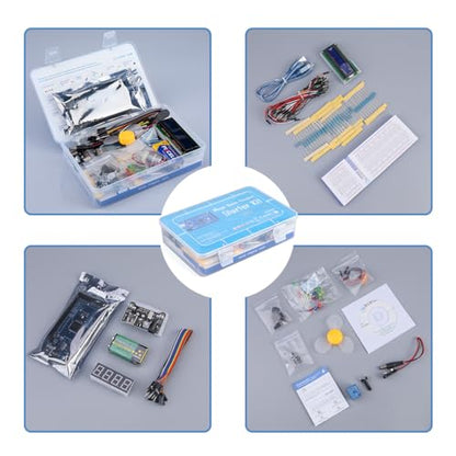 ELEGOO MEGA R3 Starter Kit and Stepper Motor Driver Kit Bundle for STEM