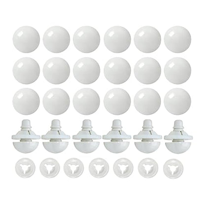 BESTCYC 1Box(50pcs) 14mm Safety Eyes Craft Eyes for Crocheting Amigurumi - size: 14mm(50pcs)