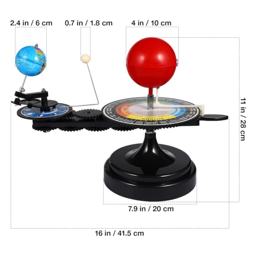ULTECHNOVO Solar System Model Kit - Earth Moon Revolves Around The Sun- Scientific Experiment Kit Teaching Model for Teens Students