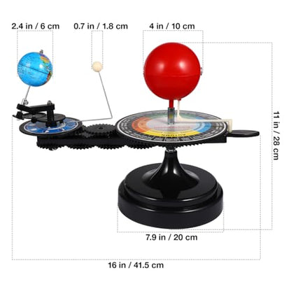ULTECHNOVO Solar System Model Kit - Earth Moon Revolves Around The Sun- Scientific Experiment Kit Teaching Model for Teens Students