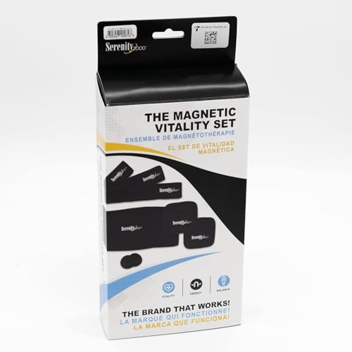 SERENITY2000 Full Body Magnetic Vitality Set, Small (Waist up to 36") - size: Small - Waist up to 36"