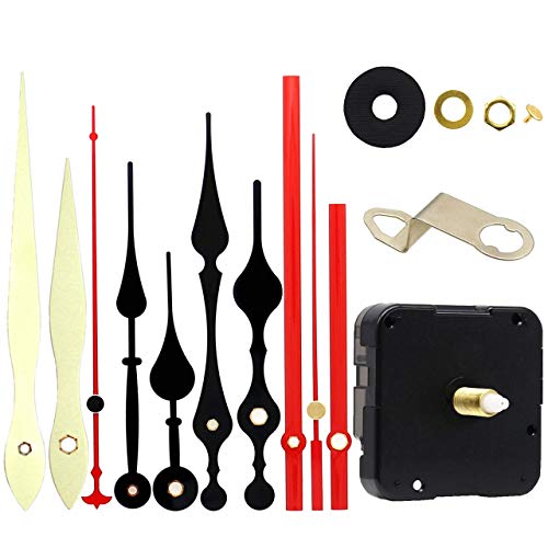12888 Quartz DIY Wall Clock Movement Mechanism Repair Parts ( Red Hands ) - color: Red Hands