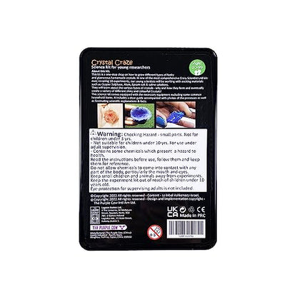The Purple Cow- The Crazy Scientist Crystal Craze Experiment Stem Education Science Kit for Kids Boys & Girls Aged 10+ - style: Crystal Craze