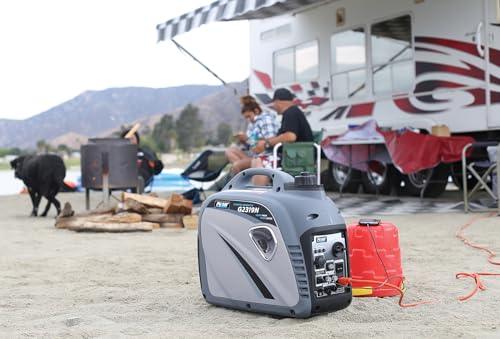 Pulsar 2,300W Portable Gas-Powered Quiet Inverter Generator With USB Outlet & Parallel Capability, Carb Compliant, G2319N - style: 2300 Watts + Gas Only + USB